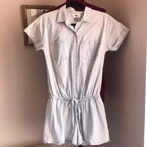 Old Navy Light Denim Romper
